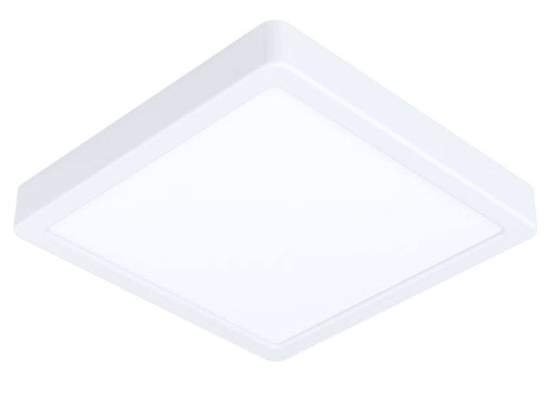 Φωτιστικό Οροφής-Πλαφονιέρα Fueva-Z 900104 21x21x2,8cm Dimmable Led 16,5W White Eglo Ατσάλι,Πλαστικό