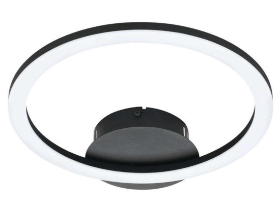 Φωτιστικό Οροφής-Πλαφονιέρα Parrapos-Z 900323 34x30x4,5cm Dimmable Led 12W Black Eglo