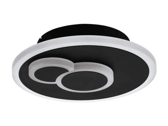 Φωτιστικό Οροφής-Πλαφονιέρα Cadegal 30659 20x5cm Led 7,8W Black-White Eglo