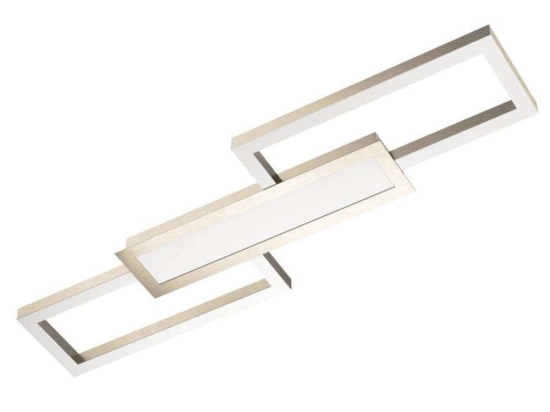 Φωτιστικό Οροφής-Πλαφονιέρα Monirote 99791 78x26x4,5cm Led 37W Nickel-White Eglo