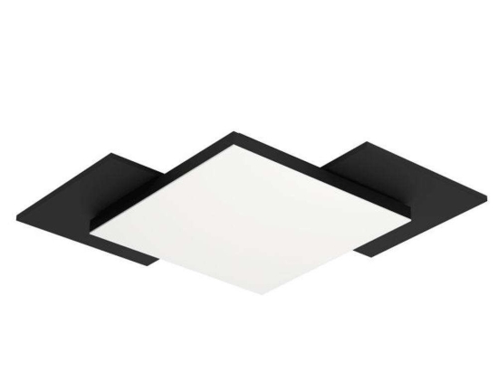 Φωτιστικό Οροφής-Πλαφονιέρα Tamuria 99655 28,5x28,5x6cm Led 10,8W Black-White Eglo
