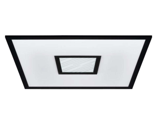 Φωτιστικό Οροφής-Πλαφονιέρα Bordonara 900571 45x45cm Led 21,5W Black-White Eglo