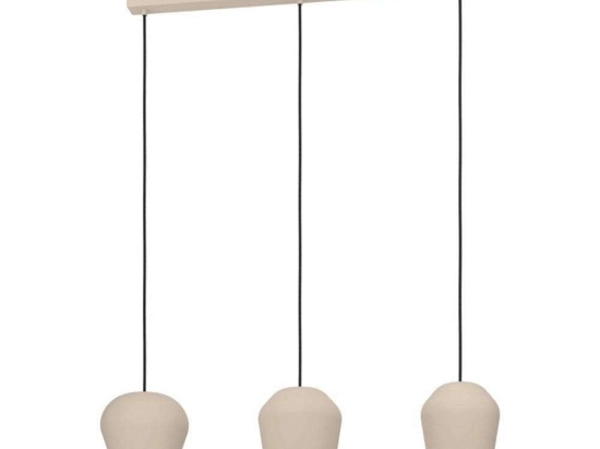 Φωτιστικό Οροφής-Ράγα Cambaito 900143 89,5x19,5x110cm 3xE27 40W Sand Eglo