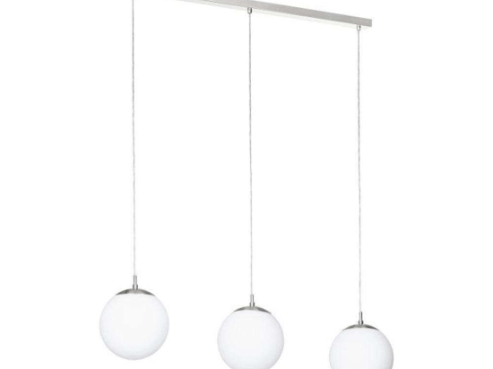 Φωτιστικό Οροφής-Ράγα Rondo 900395 96x20x110cm 3xE27 40W White Eglo