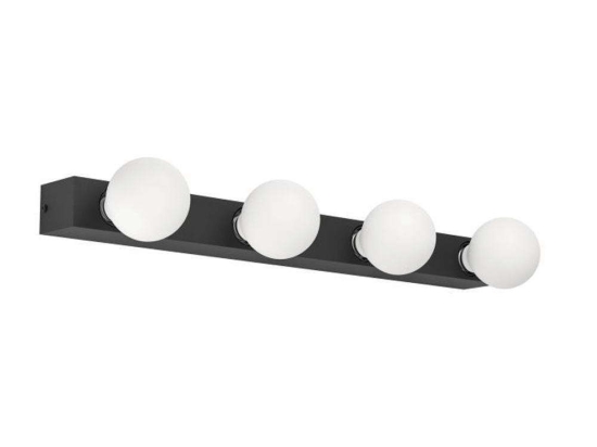 Φωτιστικό Τοίχου-Απλίκα Guanal 900517 60x5x6cm 4xE27 40W Black Eglo