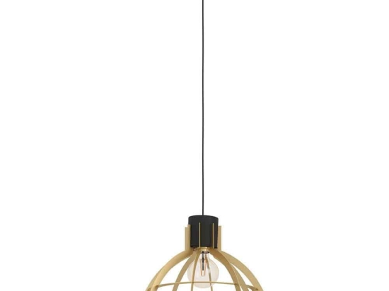 Φωτιστικό Οροφής Stillington 43767 Φ41,5x110cm 1xΕ27 40W Black-Gold Eglo Ατσάλι