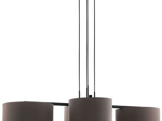 Φωτιστικό Οροφής Honduras 390093 132x73x150cm 4xE27 40W Cappuccino-Gold Eglo Ατσάλι,Ύφασμα