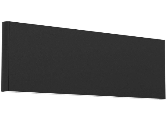 Φωτιστικό Τοίχου - Απλίκα Climene 390116 25,5x8cm Led 1000lm 4,2W 3000K Black Eglo Αλουμίνιο, Πλαστικό
