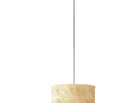Φωτιστικό Οροφής Paisano 390238 Φ48x150cm 1xE27 40W Natural-Black Eglo Rattan,Ατσάλι