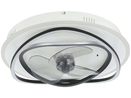Ανεμιστήρας Οροφής Με Φως Namori 35146 Φ50x14cm Led Black Eglo Διάμετρος 50cm