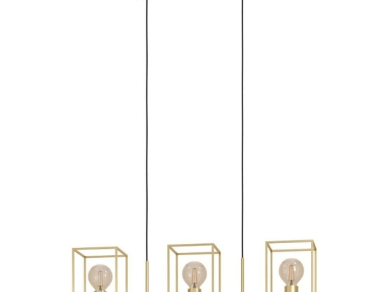 Φωτιστικό Οροφής - Ράγα Cumiole 900399 78x15x110cm 3xE27 Gold Eglo