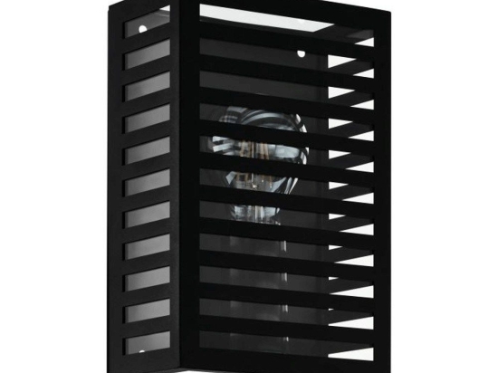 Φωτιστικό Τοίχου Alamonte 3 900136 17x26cm IP44 Black Eglo
