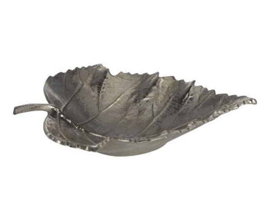 Διακοσμητικό Μπωλ Forleyet 427006 23,5x18,5x4,5cm Nickel Eglo Αλουμίνιο