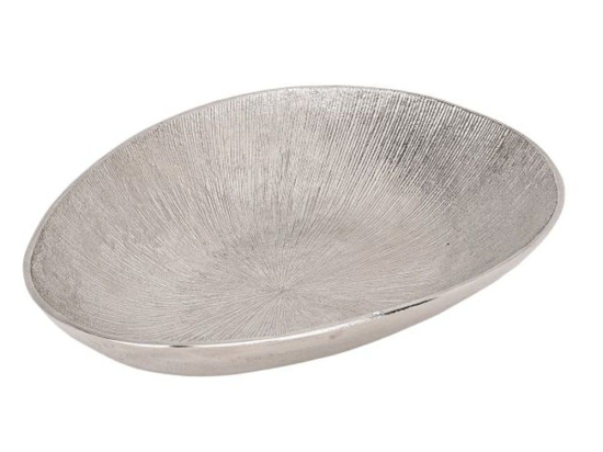 Διακοσμητικός Δίσκος Forleyet 427042 34,5x24,5x5,5cm Nickel Eglo Αλουμίνιο