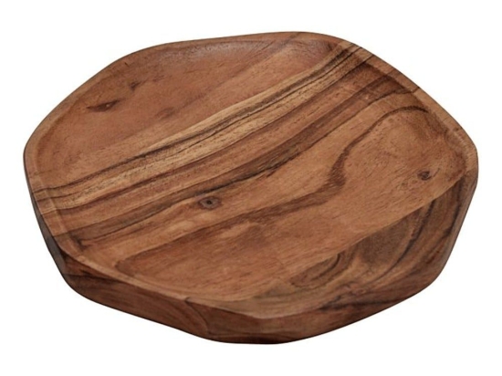 Διακοσμητικός Δίσκος Forleyet 427047 17,2x17x1,8cm Natural Eglo Ξύλο