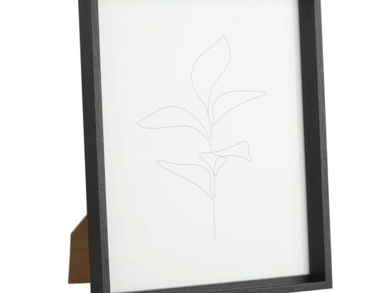 Κορνίζα Ξύλινη Renabie 423013 21,5x26,5cm Black Eglo Ξύλο,Γυαλί