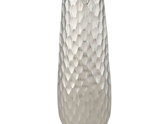 Βάζο Nilgaut 421045 12x7x31cm Silver Eglo Αλουμίνιο