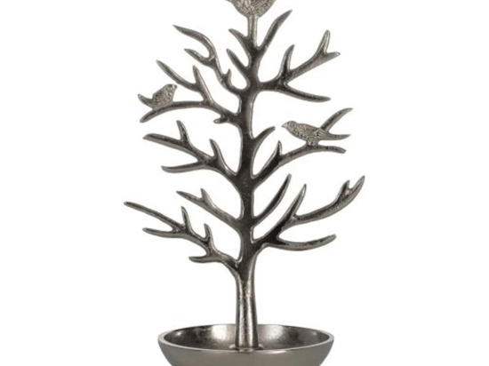 Διακοσμητικό Αντικείμενο Gifu 427013 19x14x32cm Silver Eglo Αλουμίνιο