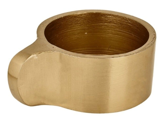 Κηροπήγιο Ρεσώ Jelicoe 422016 6x4,8x2,5cm Gold Eglo Αλουμίνιο