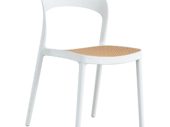ΚΑΡΕΚΛΑ ΠΟΛΥΠΡΟΠΥΛΕΝΙΟΥ ΛΕΥΚΗ-ΜΠΕΖ CLEO HM5936.01 41x53x81Υ εκ.