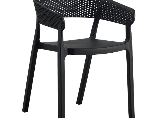 ΠΟΛΥΘΡΟΝΑ ΠΟΛΥΠΡΟΠΥΛΕΝΙΟΥ PERFOE HM5941.02 ΜΑΥΡΗ 53,5x50,5x73Υ εκ.