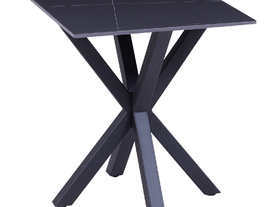 ΒΟΗΘΗΤΙΚΟ ΤΡΑΠΕΖΑΚΙ ΣΑΛΟΝΙΟΥ HM9471.04 BLACK MARBLE TOP-ΜΑΥΡΗ ΜΕΤΑΛ.ΒΑΣΗ 50x50x55Υεκ.