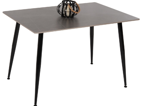 ΤΡΑΠΕΖΙ ΤΡΑΠΕΖΑΡΙΑΣ SINTERED STONE TOM HM8589.01 GREY MARBLE 120x80x76Y εκ.