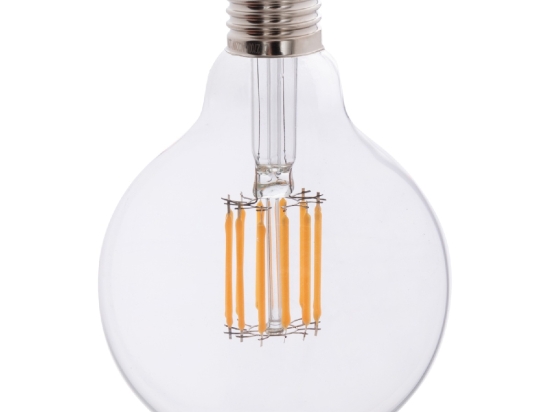 ΛΑΜΠΤΗΡΑΣ GLOBO LED FILAMENT 12W E27 3000K ΔΙΑΦΑΝΟΣ HM4049.01