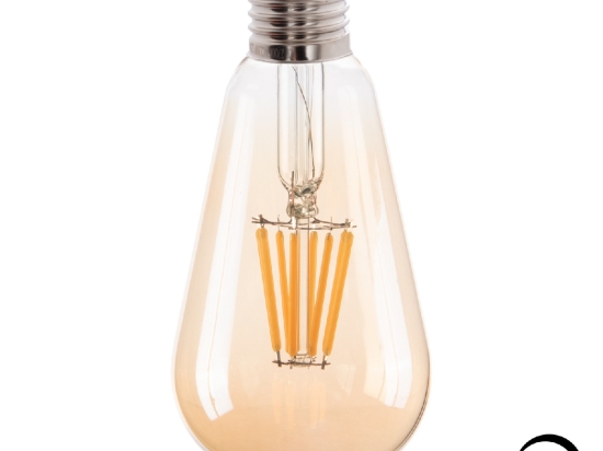 ΛΑΜΠΤΗΡΑΣ HM4188.02 LED FILAMENT 8W E27 DIMMABLE 3000K GOLD