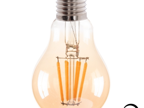 ΛΑΜΠΤΗΡΑΣ HM4045 LED FILAMENT 8W E27 3000K GOLD DIMMABLE