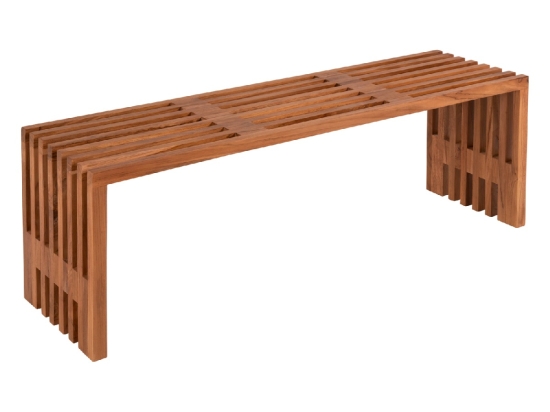 ΠΑΓΚΑΚΙ NYA HM9829 ΜΑΣΙΦ ΞΥΛΟ TEAK ΣΕ ΦΥΣΙΚΟ 139,5x34,5x48,5Υεκ.