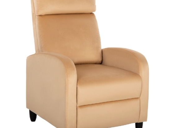 ΠΟΛΥΘΡΟΝΑ RELAX HIBER HM9782.05 ΕΚΡΟΥ ΒΕΛΟΥΔΟ 67,5x90x104Υ εκ.