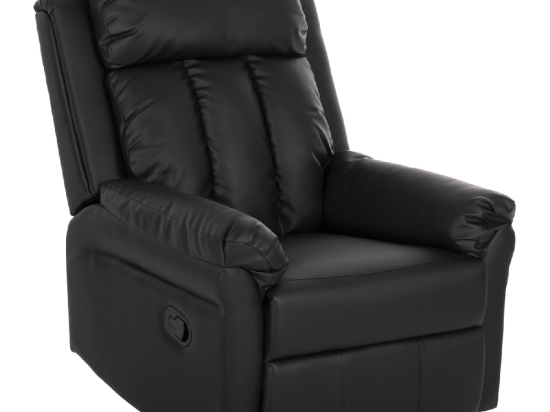 ΠΟΛΥΘΡΟΝΑ ΜΑΣΑΖ HAPPER HM9785.11 ΜΑΥΡΟ PU 76x94x102Υ εκ.
