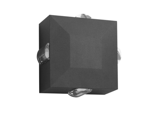 Φωτιστικό Τοίχου-Απλίκα Led Anthracite VK/02045/AN/W VKLed