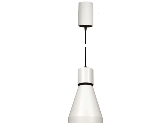 Φωτιστικό Οροφής Καμπάνα Led White VK/04016/W/W VKLed Αλουμίνιο