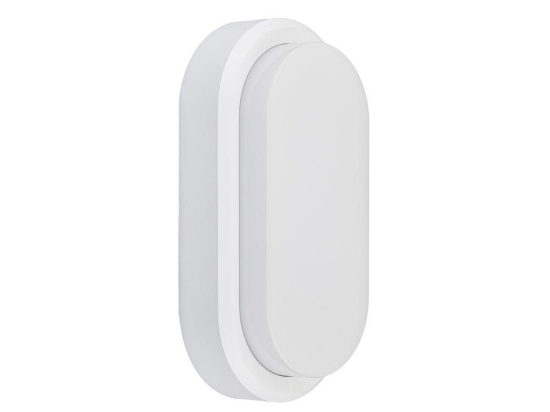 Φωτιστικό Τοίχου Οβάλ Led White VK/02071/W/W VKLed