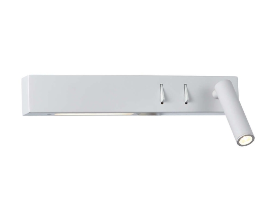 Φωτιστικό Τοίχου-Απλίκα Led White 30cm VK/04230/W/W/30/R VKLed Αλουμίνιο