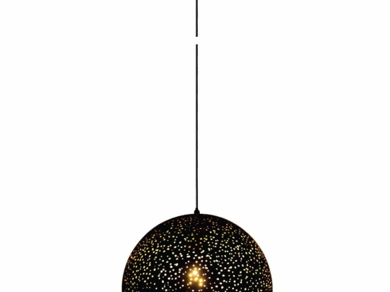 Φωτιστικό Οροφής Φ24.5x24 Black VK/03121PE/B VKLed Μέταλλο