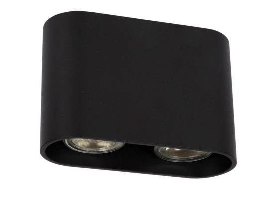 Φωτιστικό Οροφής - Σποτ Black 160mmX110mm VK/03108CE/B VKLed Αλουμίνιο