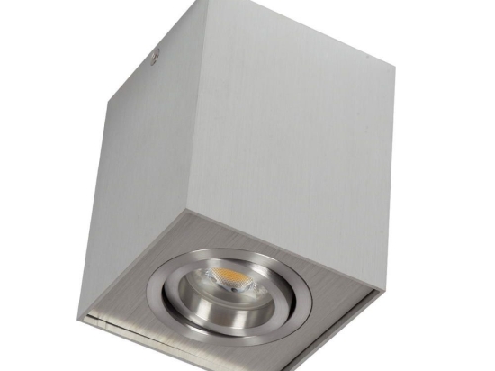 Φωτιστικό Οροφής - Σποτ Nickel 96x96x125mm VK/03005/AL VKLed Αλουμίνιο