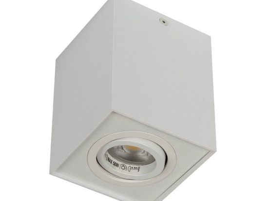 Φωτιστικό Οροφής - Σποτ White 96x96x125mm VK/03005/W VKLed Αλουμίνιο