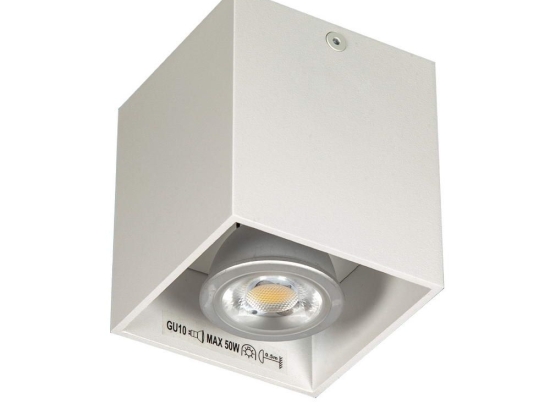Φωτιστικό Οροφής - Σποτ White 82x82x95 VK/03001/W VKLed Αλουμίνιο