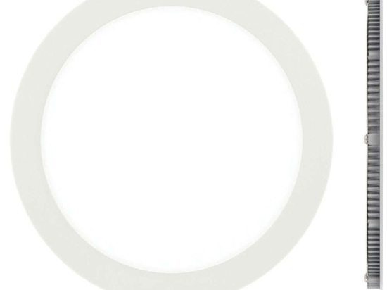 Panel Led Χωνευτό VK/04017/W/W Φ24x1,5cm Led 1920Lm 24W 3000K White VKLed Στρόγγυλο