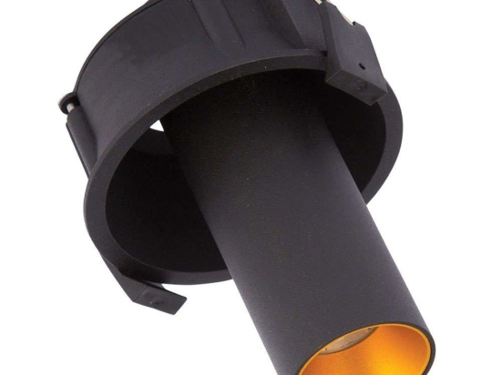 Σποτ Χωνευτό VK/04148/B/W Φ9,1cm Led 1040Lm 13W 3000K Black-Gold VKLed Στρόγγυλο