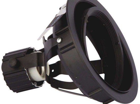 Σποτ Χωνευτό VK/03017/B Φ16x15cm 1xE27 50W Black VKLed Στρόγγυλο