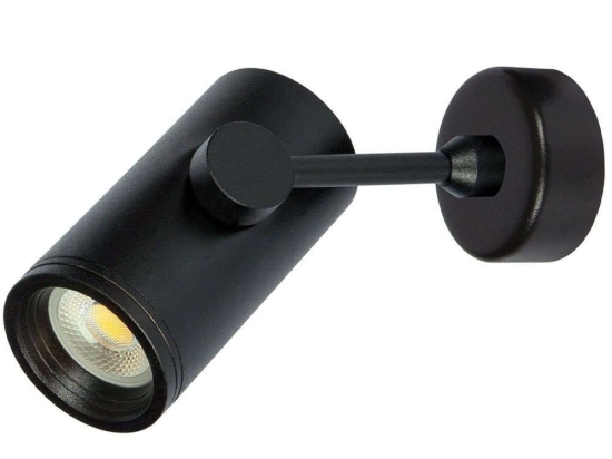 Σποτ Οροφής - Τοίχου VK/04052WA/B 18,5x11,5cm 1xGU10 35W Black VKLed