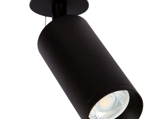 Σποτ Οροφής VK/04195CE/B 17,5cm 1xGU10 35W Black VKLed