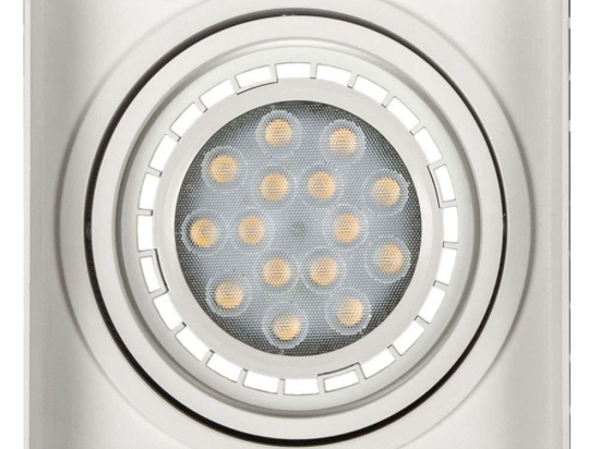 Σποτ Οροφής  VK/03185/W 15x15x4,5cm 1xGU10/G53 50W White VKLed