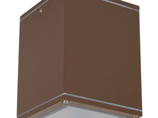 Σποτ Οροφής VK/01066/BR 10,8x10,8x14cm 1xΕ27 60W IP54 Brown VKLed
