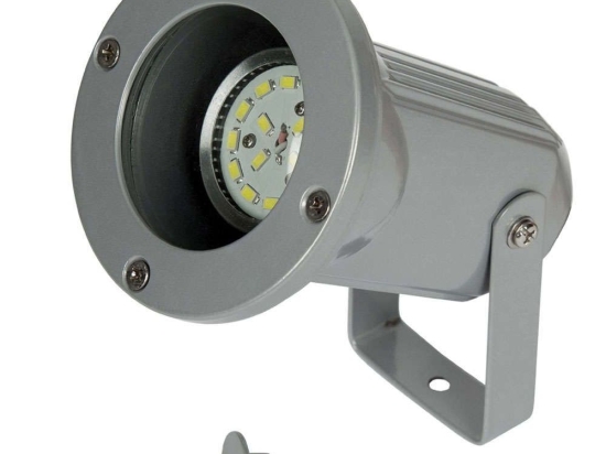 Φωτιστικό Σποτ Κήπου VK/01040/G Φ9,7x34,4cm 1xGU10 35W IP65 Grey VKLed